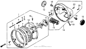 CB750 Headlight 81-82
