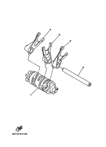 XT250 ｼﾌﾄｶﾑ & ﾌｵｰｸ