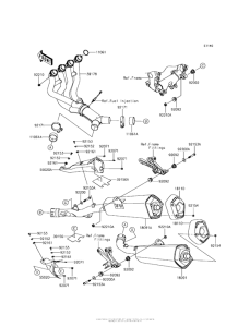 ZX1400 Глушитель