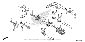  Вилка переключения передач