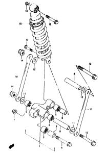 GSF1200S (ABS) Втулки заднего рычага