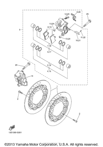 YZF-R6 Передний суппорт