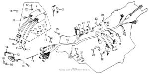 CB750 Wire harness + ignition coil