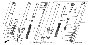 GL1500CD Передняя вилка