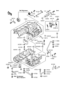 ZR1100 Картер двигателя