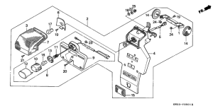 NX250 Taillight unit ass`y