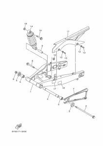 YZF-R3A Rear arm & suspension