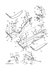 YP400 Stand & footrest