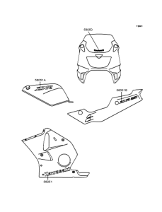 ZX250 Наклейки