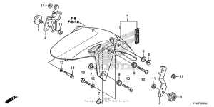 CBR250R Переднее крыло