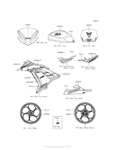 EX300 Decals (Gray)(Affa)