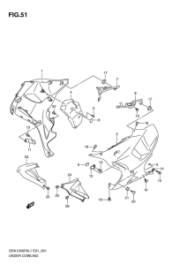 GSX1250 (ABS) Under cowling