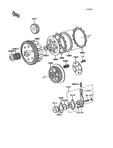 KE100 Сцепление