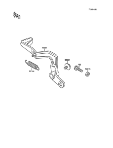  Педаль тормоза