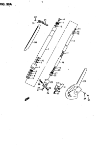 RMX50 Передняя вилка