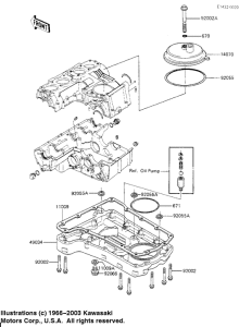 KZ700 Крышка сапуна / маслосборник