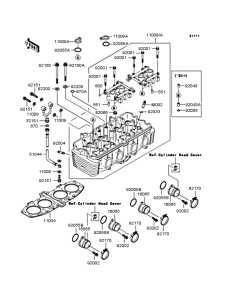 ZR400 Головка цилиндров