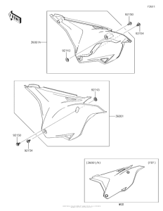 KX100 Боковые обтекатели