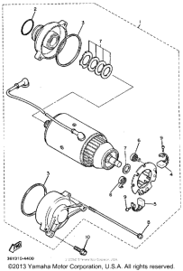 FJ1200TC Стартер