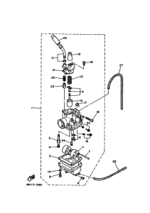 PW80 PW80M Carburetor assy