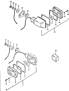 GSX400 Поворотники