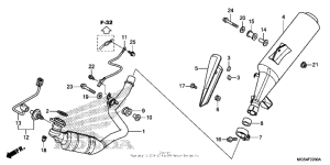 NC700X Глушитель