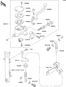 EJ650 Главный тормозной цилиндр