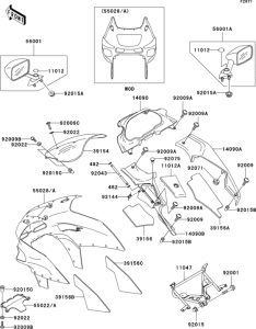 ZX600 Обтекатели