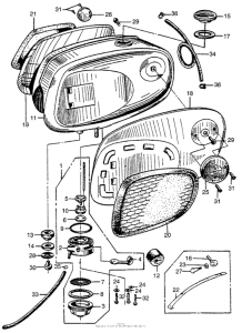 C72 Топливный бак