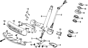 GL1100I Траверса нижняя