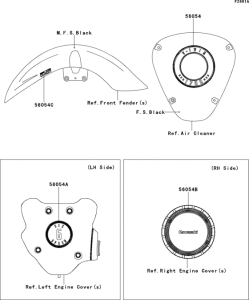 VN1700 Decals(m.f.s.black)(kdf)