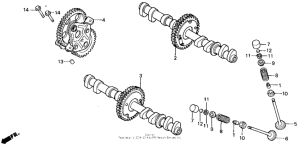 CB400F Клапана