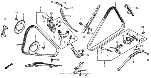 VF700F Cam chain + tensioner