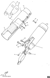 CW50RSX Выхлопная система