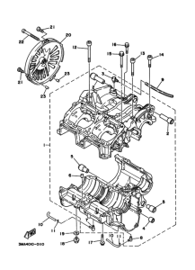 TZR250SP ｸﾗﾝｸｹｰｽ