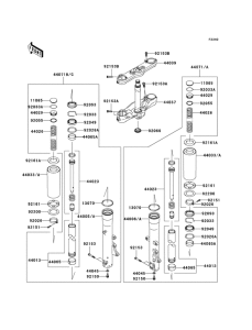 VN2000 Вилка передней оси