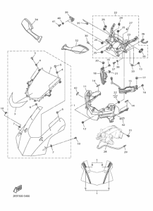 YZF-R1M Обтекатель 1