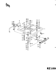KZ1000 Багажник