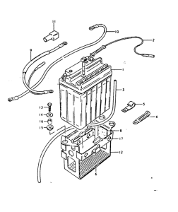 GSX1100 Аккумулятор