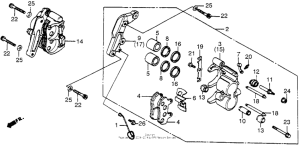 VT700C Передний суппорт