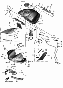 YZF600 Топливный бак
