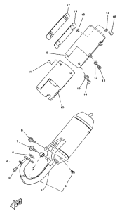 YA50R Выхлопная система