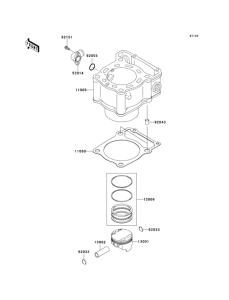  Цилиндр и поршни