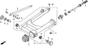 VT1100C Vt1100c swingarm