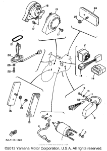 XV750G Электрика