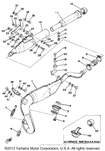 IT175F Выхлопная система