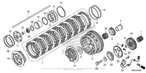 VFR1200F Сцепление