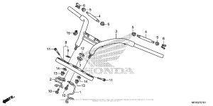 VT1300CX Handlebar + Top Bridge (2)