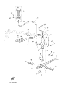 BT1100 Задний торм цилиндр