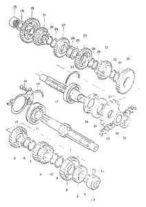 GS550 Трансмиссия